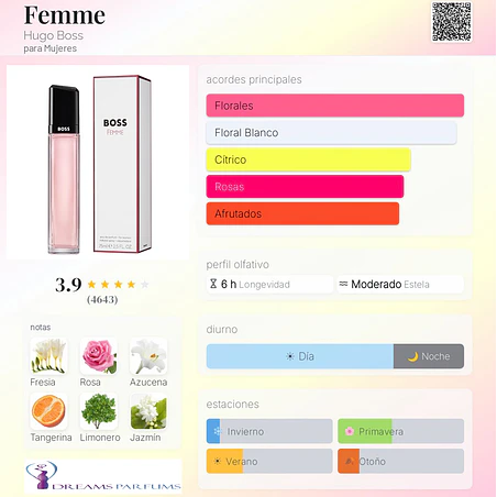 FEMME 75 ML EDP (NUEVA PRESENTACIÓN) HUGO BOSS  2