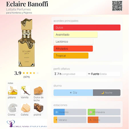 ECLAIRE BANOFFI 100 ML EDP LATTAFA  2