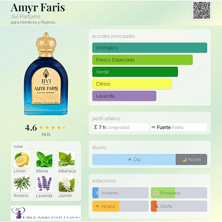 AMYR FARIS 100 ML EDP JIVI PARFUMS  2
