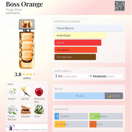 ORANGE 90 ML EDT SIN TAPA HUGO BOSS  2