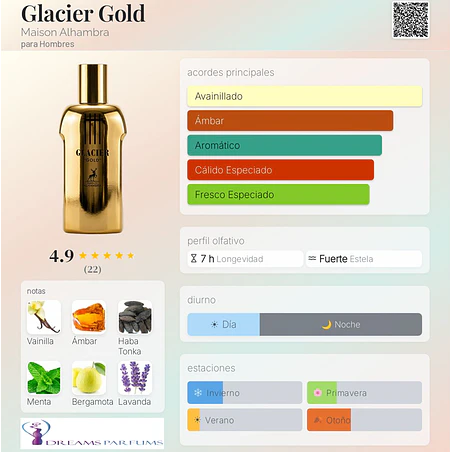 GLACIER GOLD 100 ML EDP MAISON ALHAMBRA  2