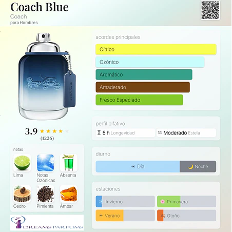 COACH MAN BLUE 100 ML EDT COACH  2