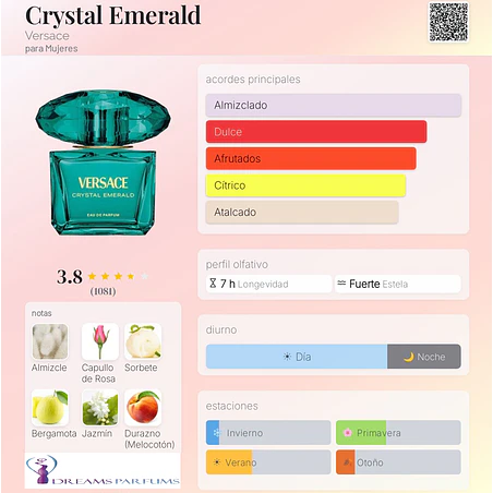 CRYSTAL EMERALD 90 ML EDP VERSACE  2