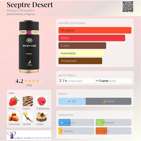 SCEPTRE DESERT 100 ML EDP MAISON ALHAMBRA  2