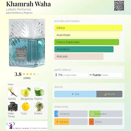 KHAMRAH WAHA 100 ML EDP LATTAFA  2
