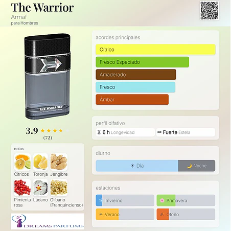 THE WARRIOR 100 ML EDT ARMAF 2