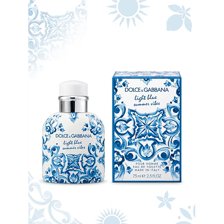 D&G LIGHT BLUE POUR HOMME SUMMER VIBES 100 ML EDT DOLCE & GABBANA 4