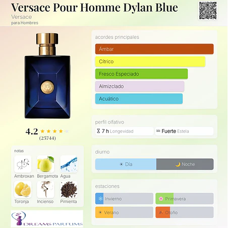 VERSACE DYLAN BLUE 100 ML EDT 2