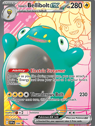 Iono's Bellibolt ex (194) [Scarlet & Violet: Black Star Promos]
