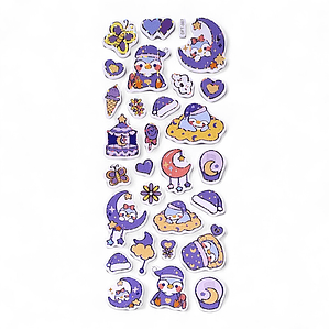 Stickers 3D Pingüino a dormir