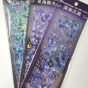 Stickers mariposas 3 pc 18x6.5cm