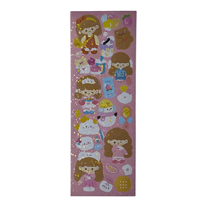 1 Hoja de stickers kawaiis 14x5cm (2)