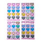 Hoja stickers de corazon 8x11 cm - Miniatura 3