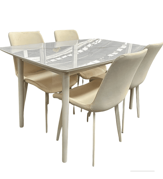 COMEDOR RECTANGULAR 4 SILLAS TRENTON