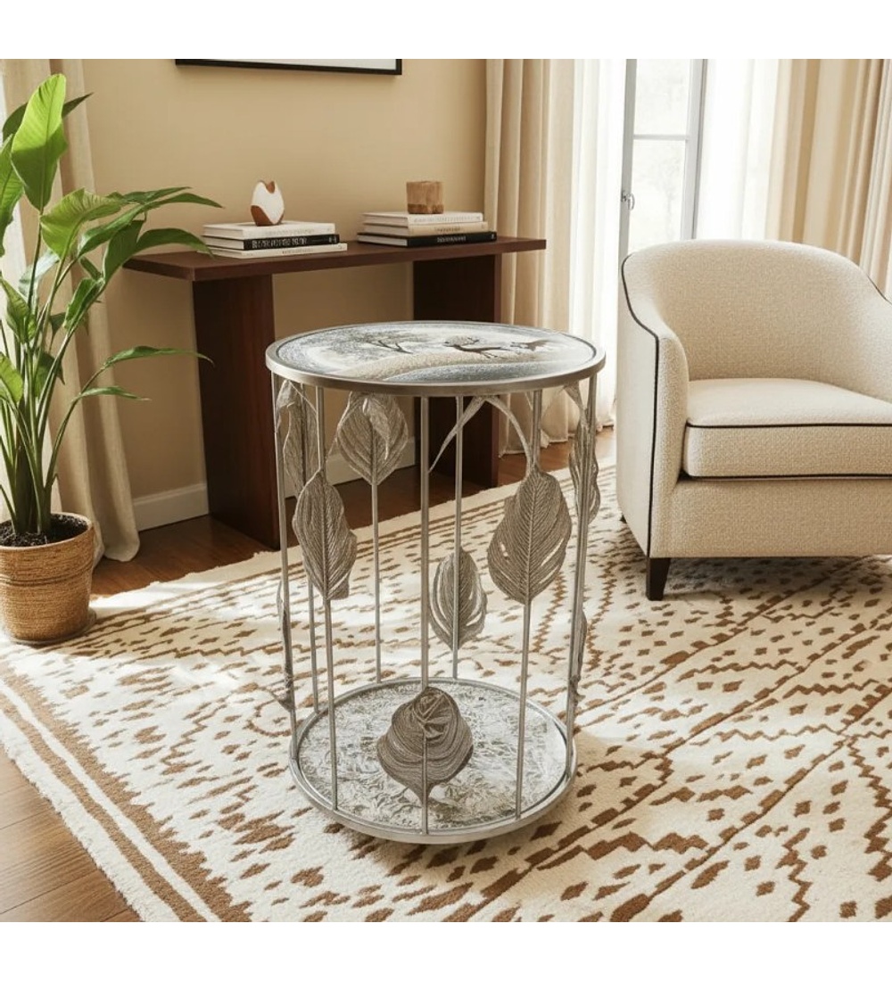 MESA DE CENTRO CON DISEÑO 