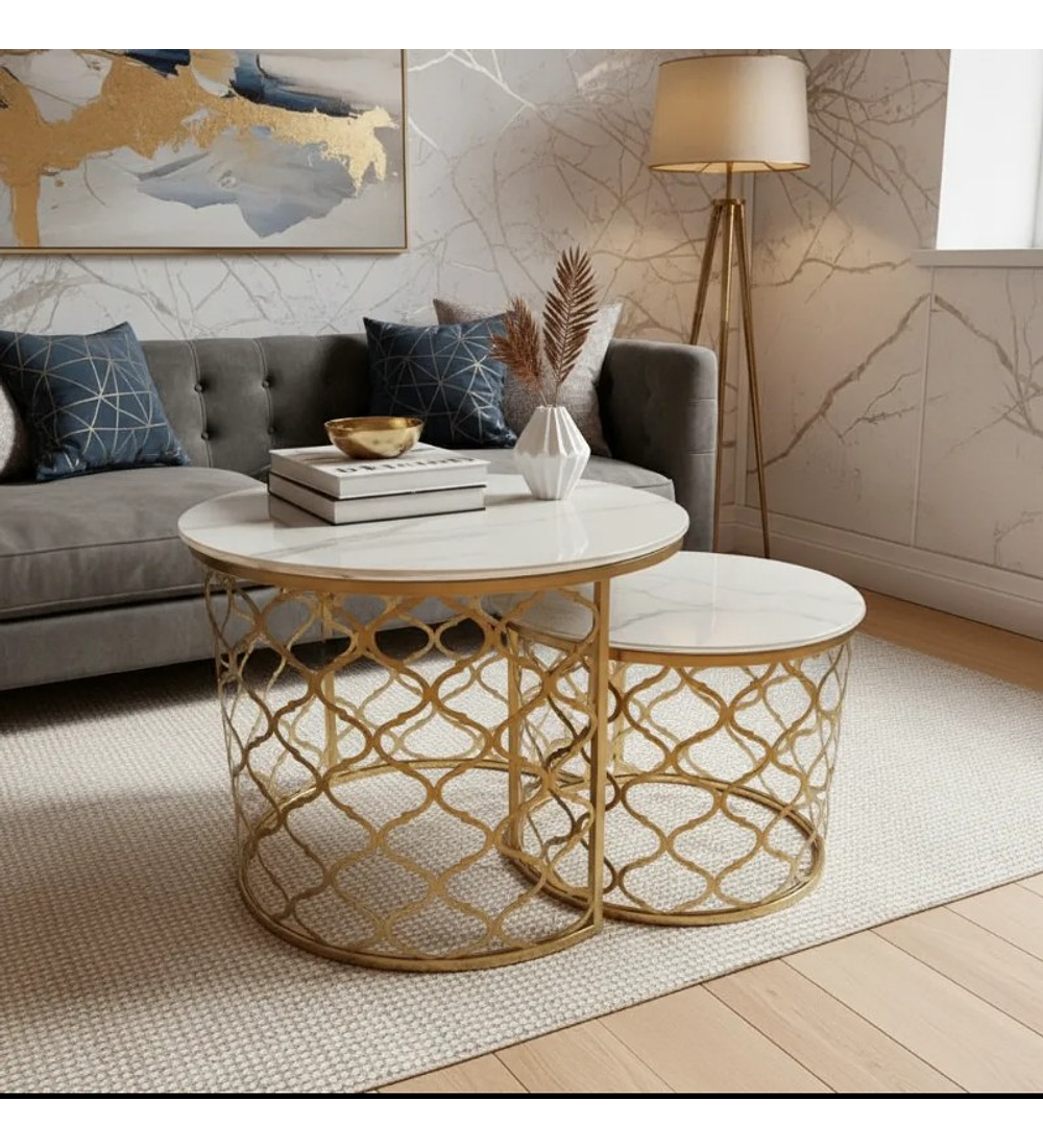 MESA DE CENTRO DOBLE PREMIUM 