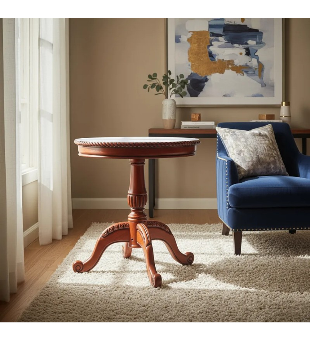 MESA DE CENTRO DE MADERA