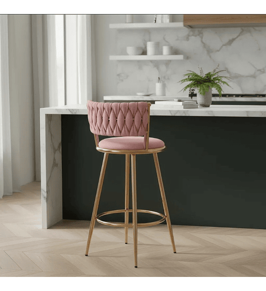 TABURETE PISO DE BAR  GOLD 