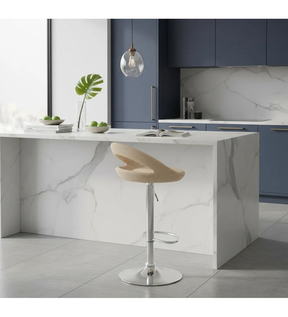 TABURETE PISO DE RATAN ALTURA AJUSTABLE