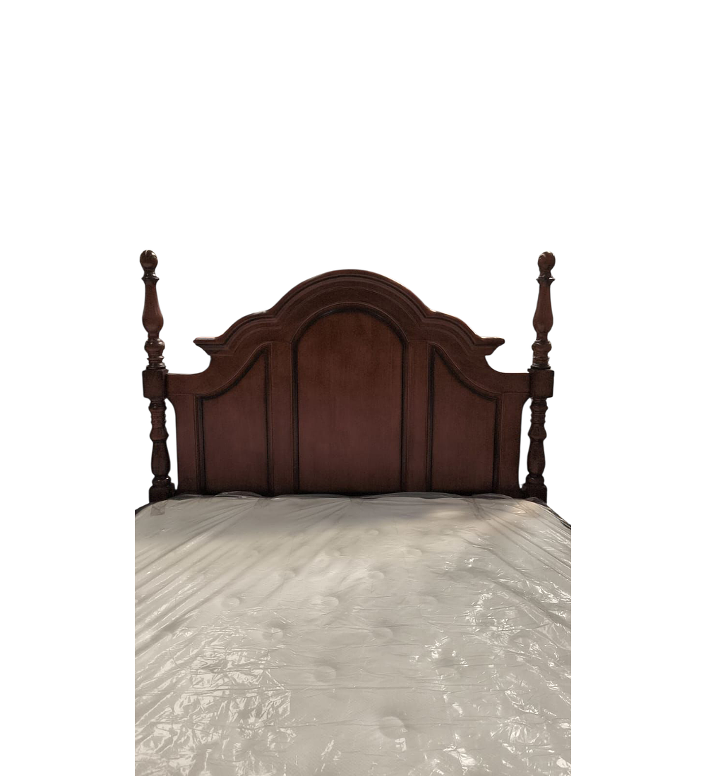 CAMA VINTAGE DE MADERA 