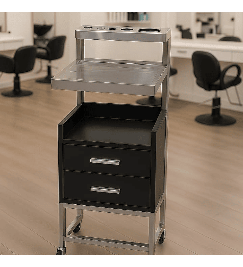 CARRO AYUDANTE DE PELUQUERIA SILVER