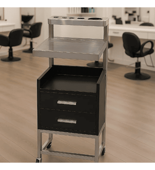 CARRO AYUDANTE DE PELUQUERIA SILVER