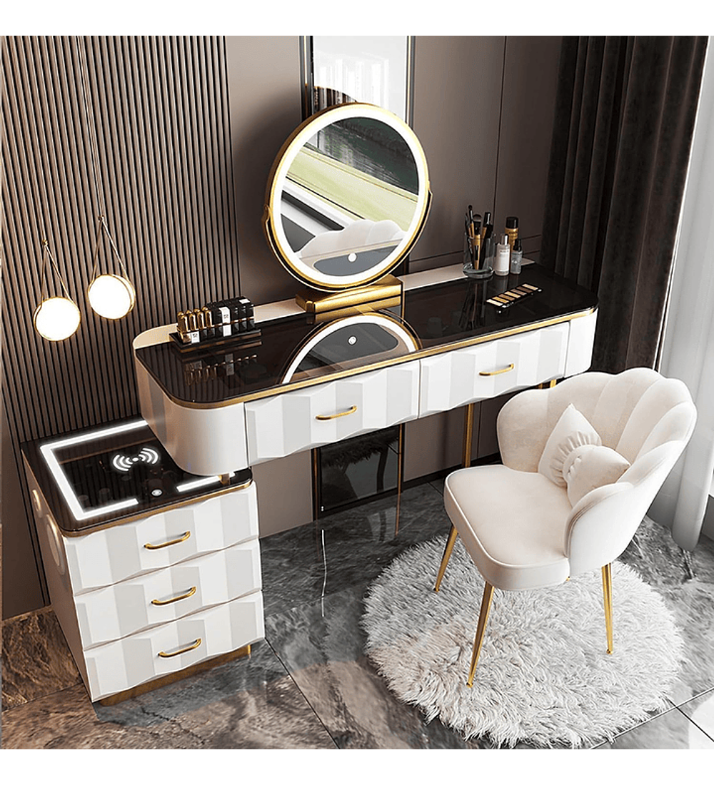 TOCADOR MODERNO GOLD VASSY