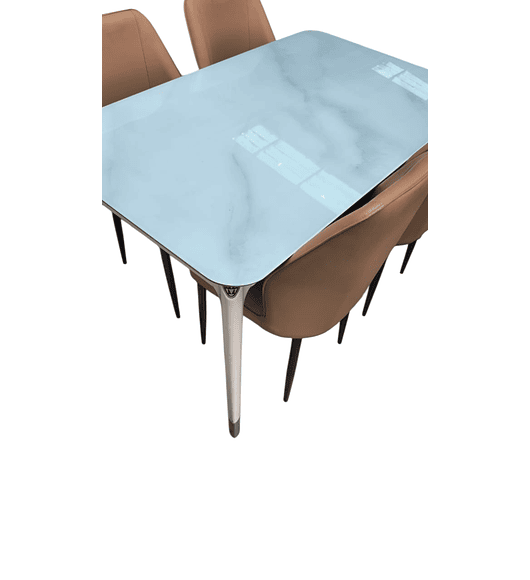 COMEDOR RECTANGULAR 4 SILLAS FRANKFORT