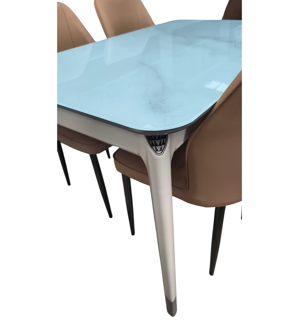 COMEDOR RECTANGULAR 4 SILLAS FRANKFORT