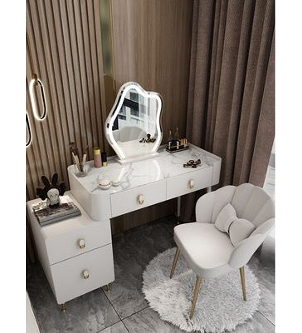 TOCADOR BLANCO DE LUJO BEAUTY 