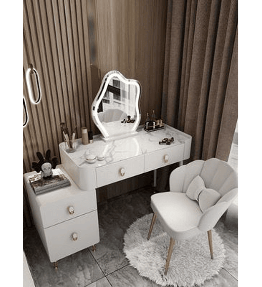 TOCADOR BLANCO DE LUJO BEAUTY 