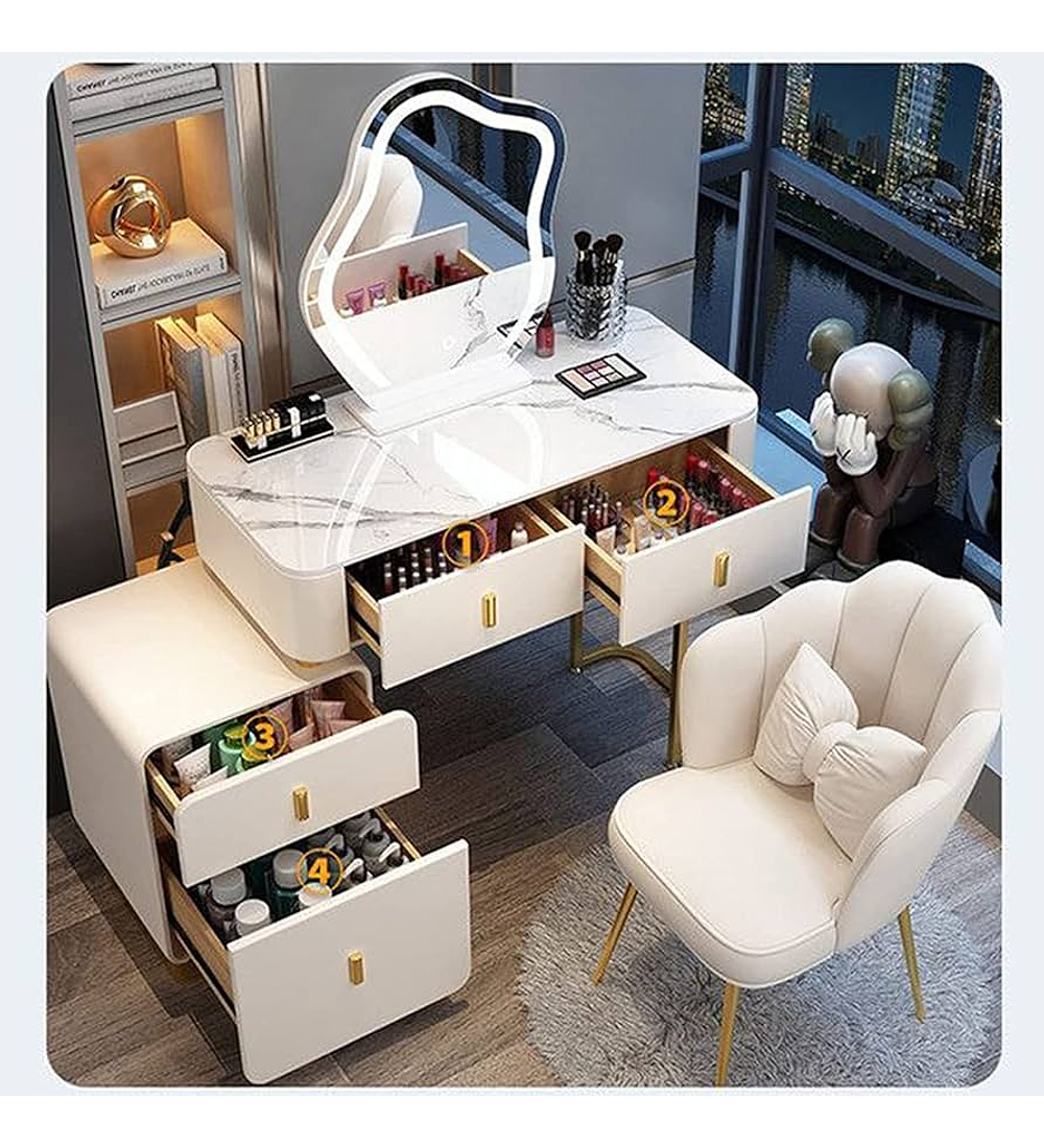 TOCADOR BLANCO DE LUJO BEAUTY 