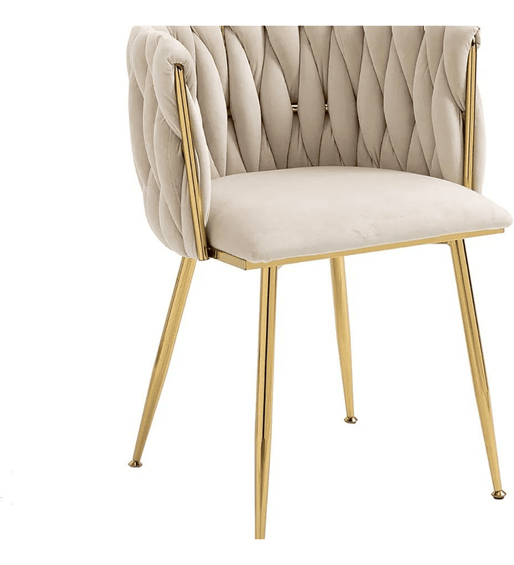 SILLA GOLD TRENZADA
