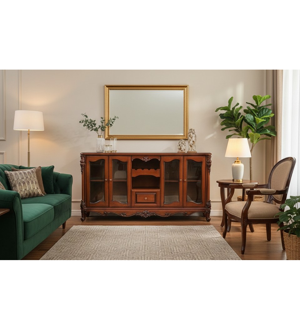 RACK DE MADERA CROWN