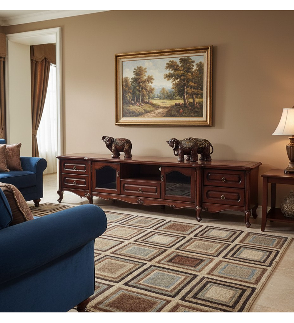 RACK MODERNO DE MADERA 