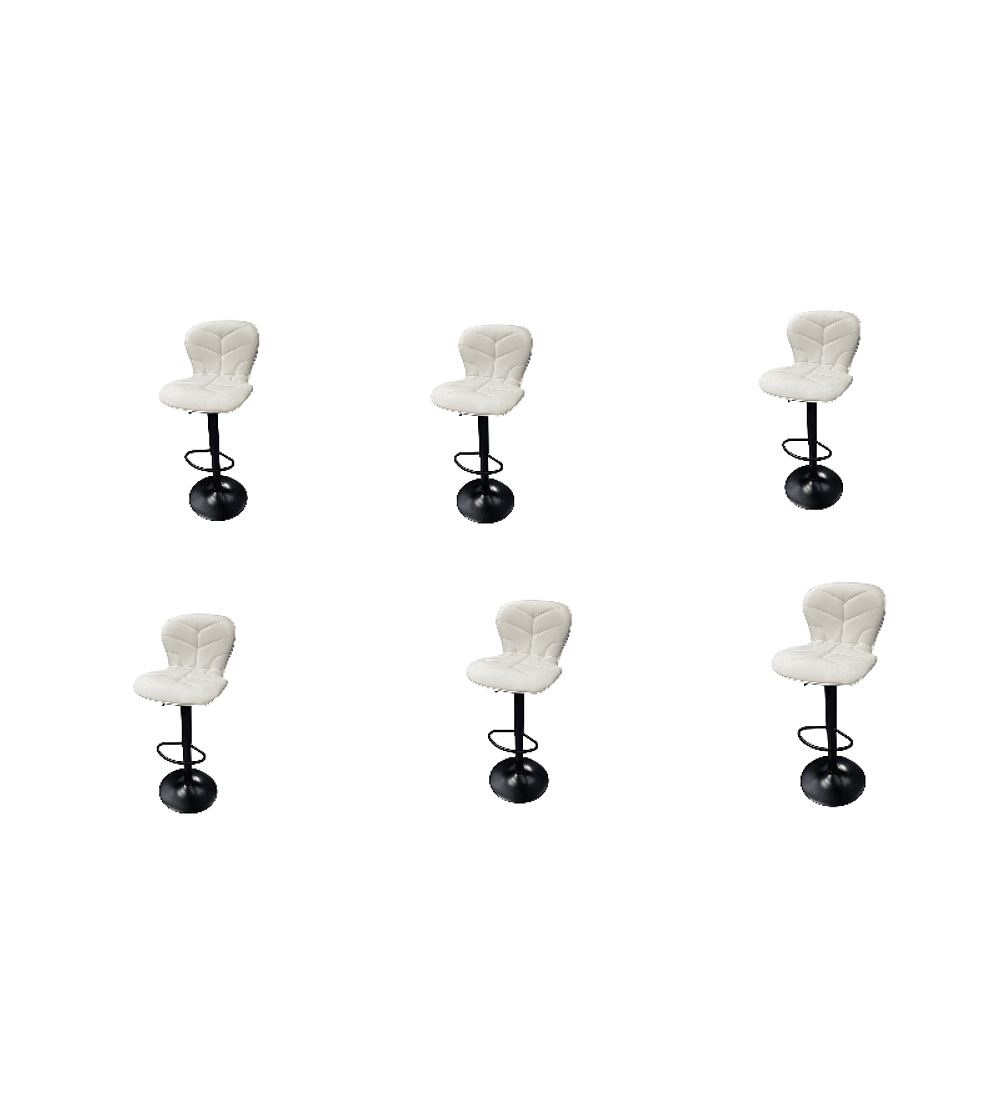 TABURETE PISO ECO CUERO ALTURA REGULABLE