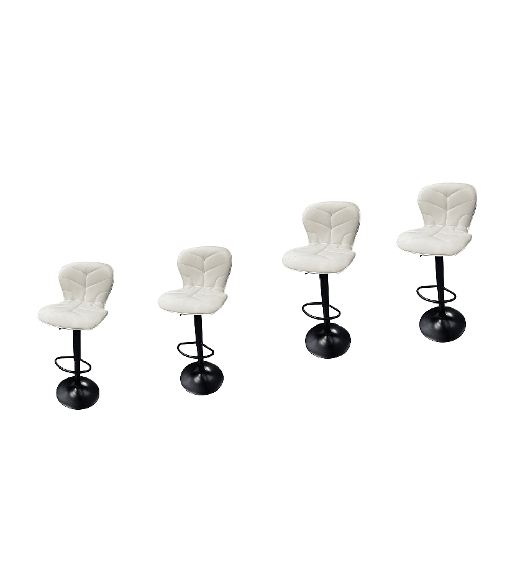 TABURETE PISO ECO CUERO ALTURA REGULABLE