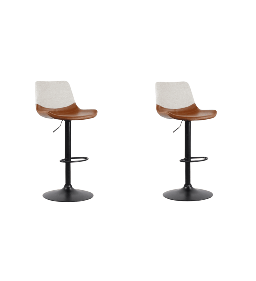 TABURETE PISO MODERNO CON BASE NEGRA