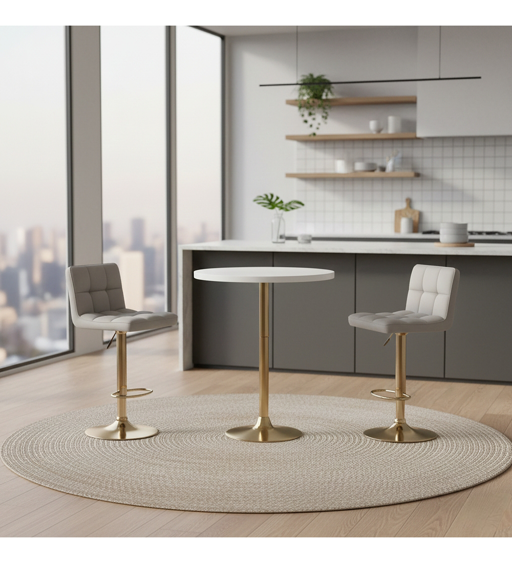 PACK DE MESA BAR CON 2 TABURETES