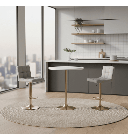 PACK DE MESA BAR CON 2 TABURETES