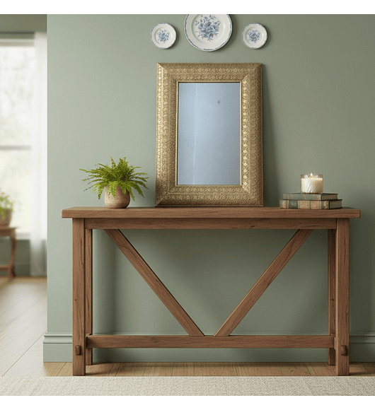 ESPEJO CON MARCO GOLD DORADO