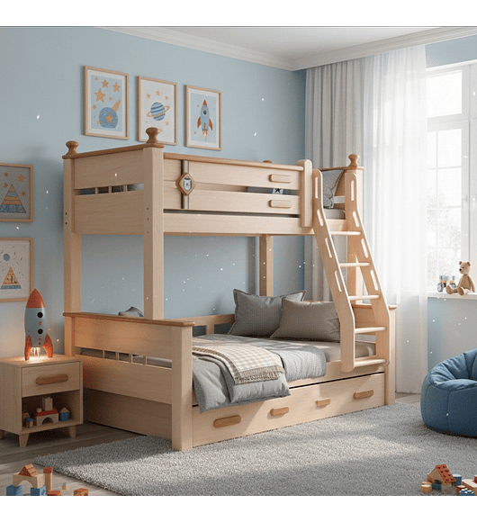 MUEBLE DE CAMA PARA NIÑOS 