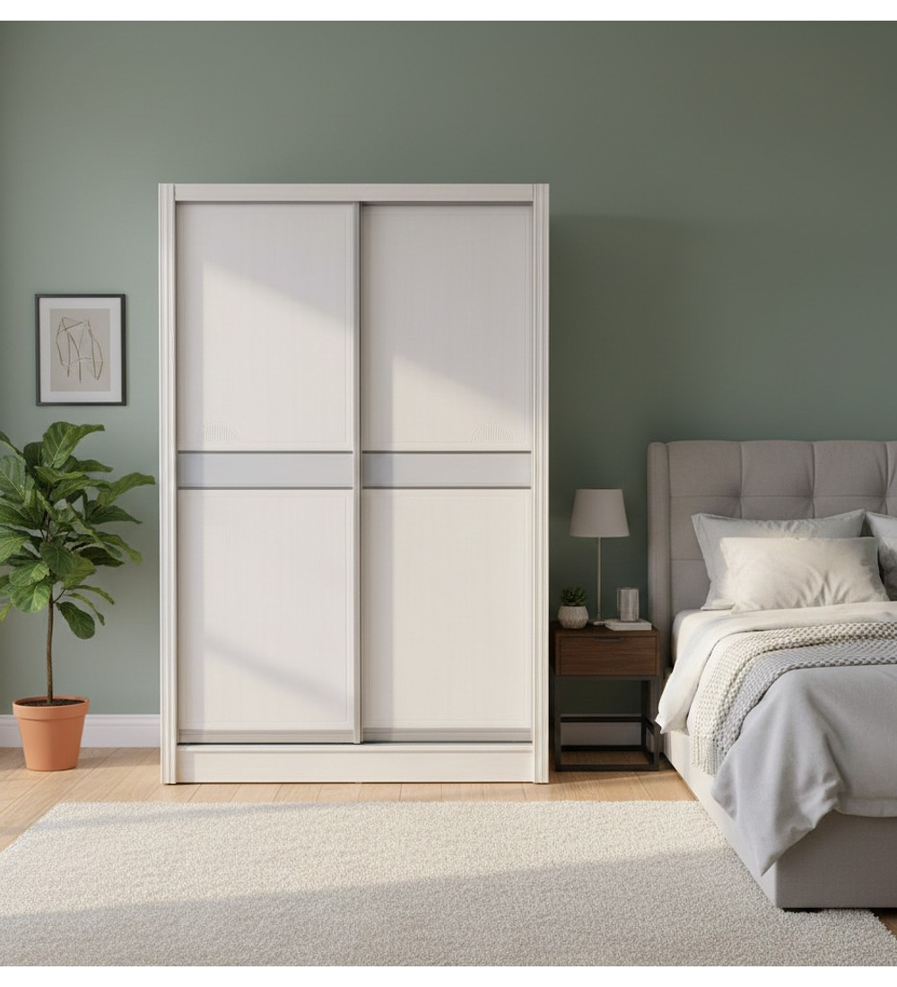 CLOSET 2 PUERTAS CORREDIZAS GRIS