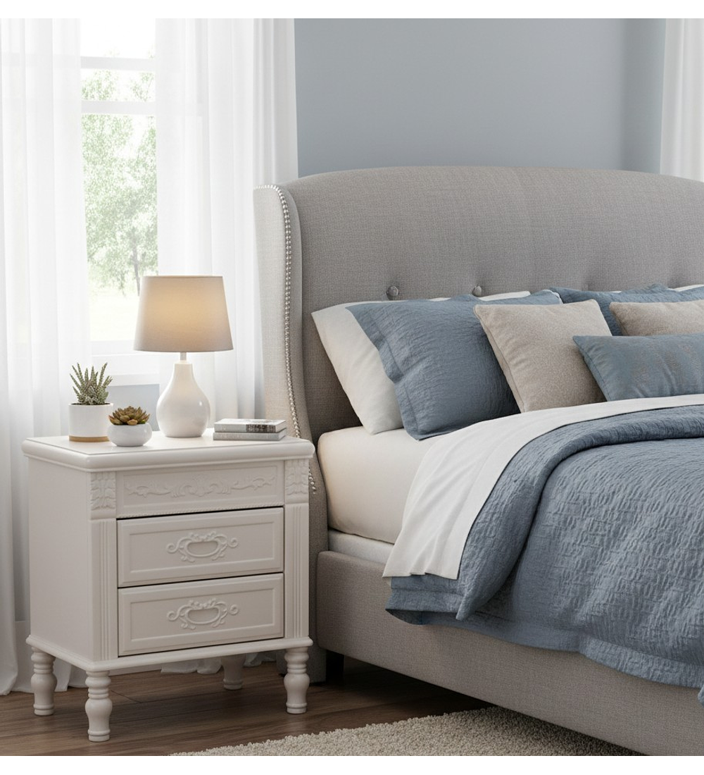 VELADOR ELEGANTE COLOR CREMA 