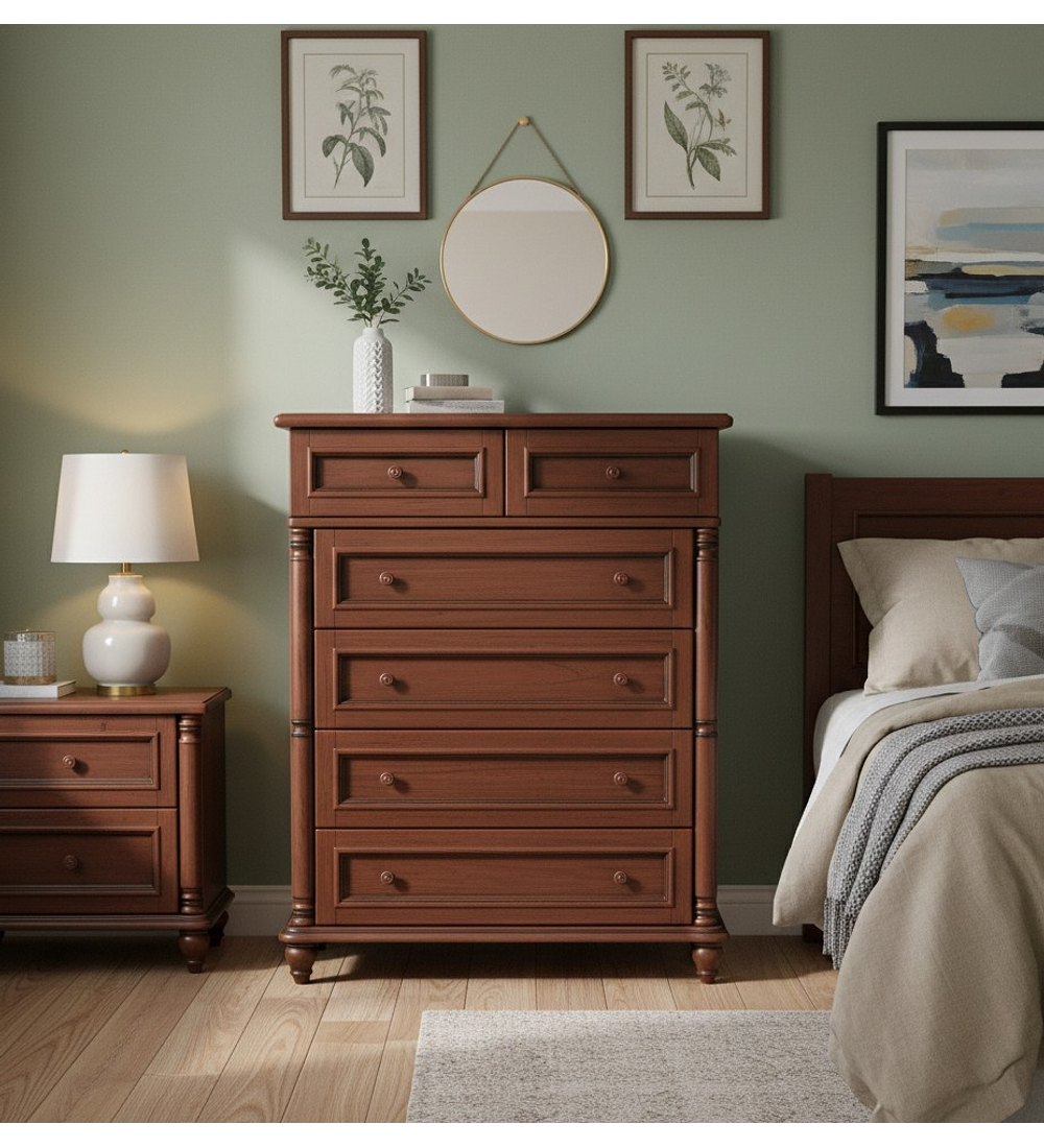 GAVETERO DE MADERA ASHLEY