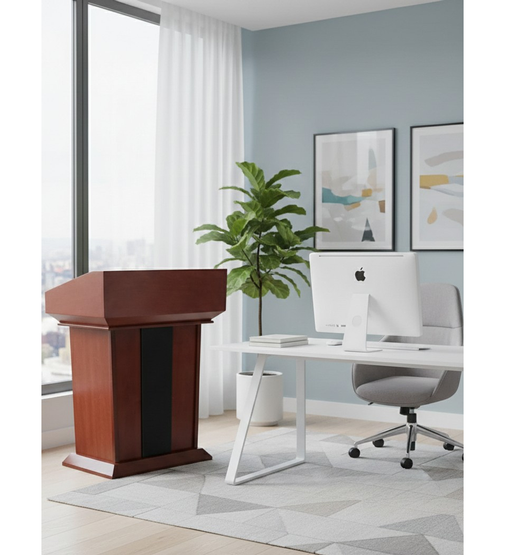 PODIO PULPITO DE MADERA MODELO CLASS