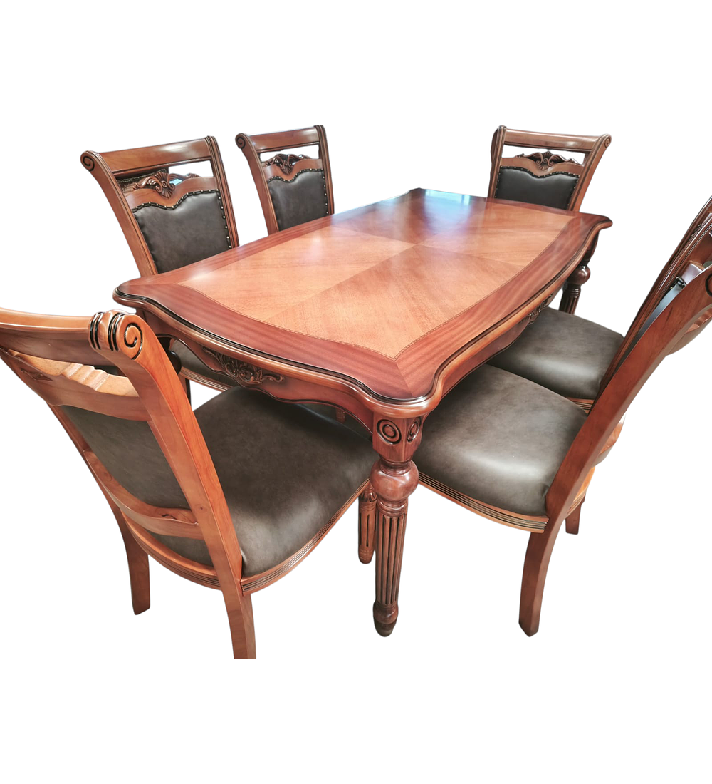 COMEDOR RECTANGULAR ROBLE AMERICANO 4 O 6 SILLAS OHIO