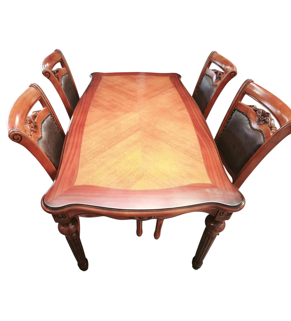 COMEDOR RECTANGULAR ROBLE AMERICANO 4 O 6 SILLAS OHIO