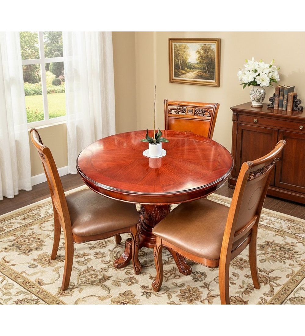 COMEDOR ROBLE AMERICANO 4 SILLAS DULUTH