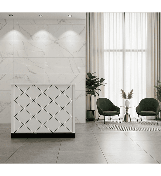 MUEBLE DE RECEPCIÓN ROMBOS